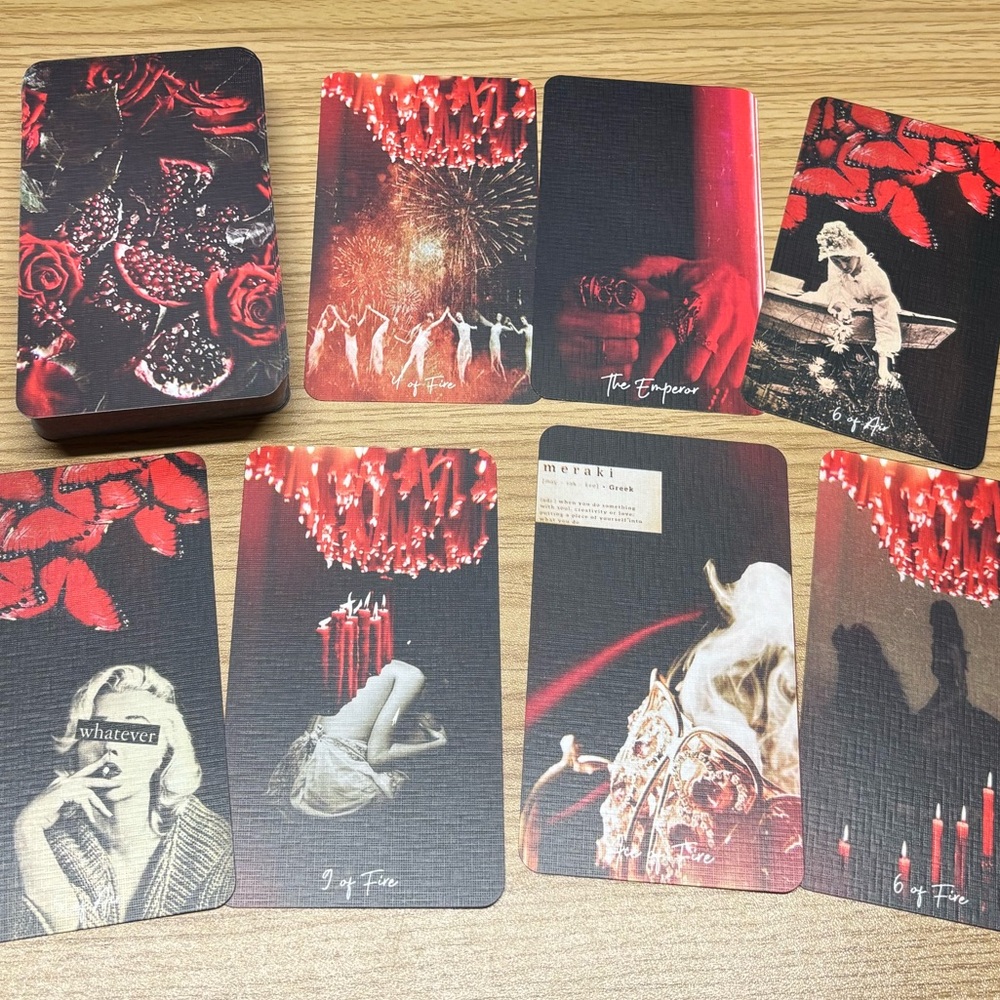 Deathly Flowers Tarot by Chanel Days